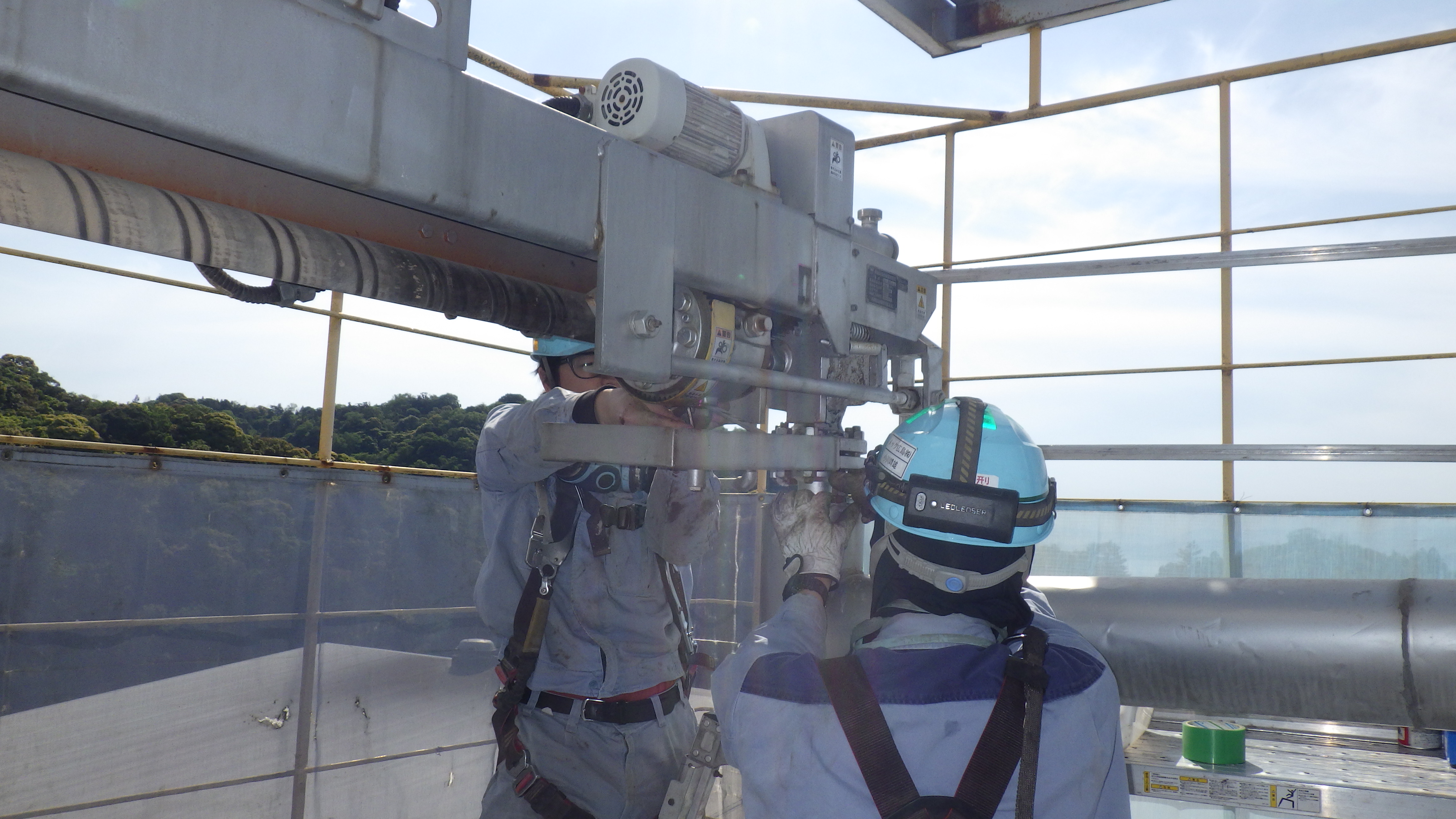 過熱器用MSB分解整備 - 島根県松江市における施工写真